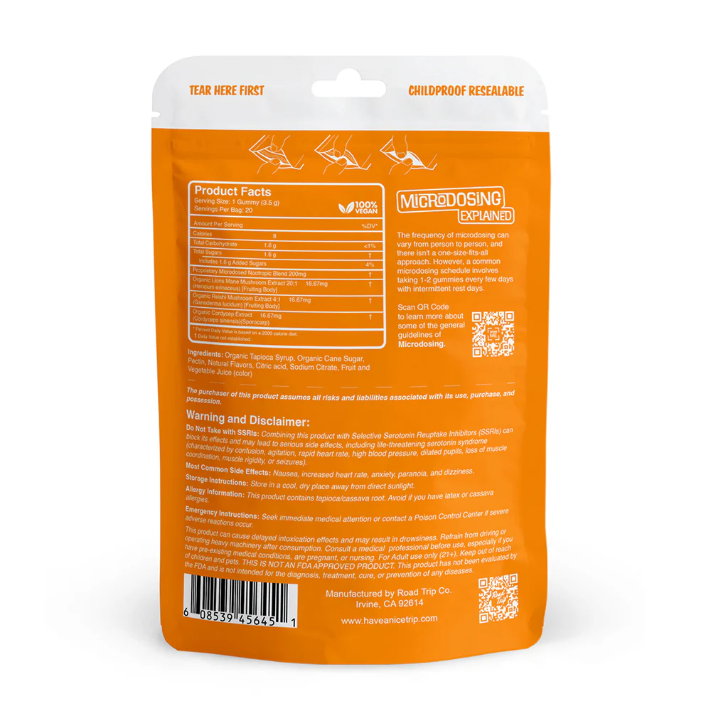 road trip mushroom gummies